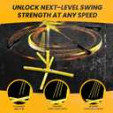 Apex Sports Baseball Swing Trainer Adjustable Batting Practice Trainer with Power Resistance Bands for Hitting Mechanics, Swing Speed & Timing