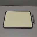 SNOWCLAD Stainless Steel Cutting Board,Double Sided Steel Bread Boards for kitchen,Stainless Steel/Wheat straw pp Large Board for meat,non toxic Chopping,16 * 11 Inch,Dishwasher Safe