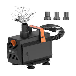 AquaMiracle 1200GPH Submersible Water Pump Pond Pump(4500L/H, 70W), Water Fountain Pump Aquarium Water Pump with Flow Control for Fish Tank, Waterfall, Statuary, Filtration, Water feature, Hydroponics