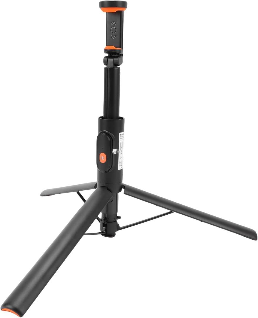 Yunir Selfie Stick Travel Tripod,Phone Tripod with Bluetooth Remote,Extendable Phone Stand & Travel,Solidest Cell Compatible with 4.5-6.5 inch Screen