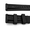 hengfento2 Rubber Watch Band Replacement For Panerai Mx0011qq Caoutchouc Rubber Dive Watch Strap Band 24/22mm (Blue)