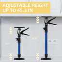 2-Pack Cabinet Jack Support Pole, Heavy Duty Adjustable 3rd Hand Support System with 154 LBS Capacity for Installing Cabinets, Telescopic Quick Support Rod from 19.7 to 45.3 inches