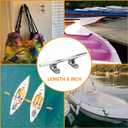 YUSOVE Boat Cleats 6 Inch 316 Stainless Steel Marine Cleat,Mooring Accessories,Boat Dock Deck Cleat,Pack of 4