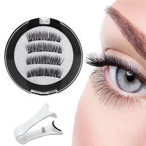 Magnetic Eyelashes with Applicator,Lumentes Magnetic Eyelashes,3D Soft Flex,Reusable No Glue Needed Soft Lashes for Wmen with All-Day Wear(Natural#04+Fuller#05)