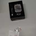 MioHHR Stainless Steel Band and Case Compatible with Apple Watch Band 44mm 42mm (Series 3/2/1), Men Metal Protective Bumper Cover for iWatch Series 6/5/4/3/2/1/SE/SE2/SE3, Silver