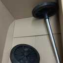 Garbage can Wheels Replacement 18.9 Inch Plastic Small Wheel for Trash can with Hollow Shaft Durable Trash Bin Accessory for Outdoor and Indoor Use