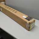 AMMSUN 8ft Large Beach Umbrellas for Sand Heavy Huty Wind Portable Commercial Grade Patio Beach Umbrella with Sand Anchor Adjustable Height Air Vent UPF 50+ Telescoping Pole without tilt Blue White