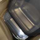 Blushtier 4 Pack Stainless Steel Sandwich Containers with Lids 25.4 oz Metal Food Container for Lunch Boxes with Airtight Silicone Seal for Sandwiches and Snacks (Black, Green)