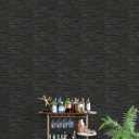 NuWallpaper Black Grassweave Peel and Stick Wallpaper, Textured Removable Wallpaper, Renter-Friendly, 20.5 in x 18 ft
