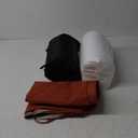 Favoyard Outdoor Seat Cushion Set 22 x 24 Inch Waterproof & Fade Resistant Patio Furniture Cushions with Removable Cover Deep Seat & Back Cushion with Handle and Adjustable Straps for Chair Sofa Couch (Spice)