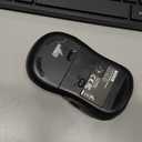 Wireless Keyboard and Mouse Combo, MARVO 2.4G Ergonomic Wireless Computer Keyboard with Phone Tablet Holder, Silent Mouse with 6 Button, Compatible with MacBook, Windows (Black)