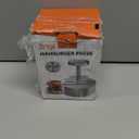 Brigii 304 Stainless Steel Burger Press - 4.5" Hamburger Patty Maker, Heavy Duty Stainless Steel Burger Press for Ground Beef, Burgers (Dishwasher Safe)