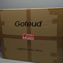 Large Vanity Mirror with Lights 24'' x 20'', Lighted Makeup Mirror with Dimmable 3 Modes for Dressing Room & Bedroom, Touch Screen Control, Aluminum Frame Silver (24 * 20)