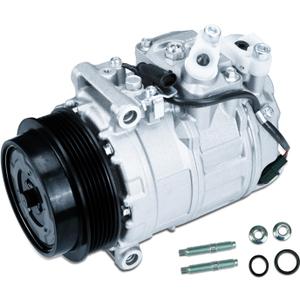 A/C Compressor w/Clutch Fit for 2000-2012 M-ercedes B-enz GL/ML/R320 350 GL/ML450 Air Conditioning Compressor for CO10807JC