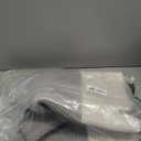 INDRESSME XXXLarge Cotton Rope Basket 21.7" x 21.7" x 13.8" Woven Baby Laundry Basket for Blankets Toys Storage Baskets with Handle Comforter Cushions Storage Bins Thread Laundry Hamper-Black Stitch (White)