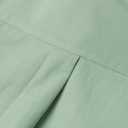 Alimens & Gentle Mens Solid Oxford Shirt Long Sleeve Dress Shirt Work Casual Button Down Shirts with Pocket (Green, XL)