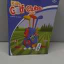 Liberry Toddler Golf Set with Putting Mat for 2 3 4 5 Years Old Boys Girls, Upgraded Kids Golf Cart with Unique Shoulder Strap Design, Indoor and Outdoor Golf Toys Christmas Gift