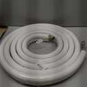 Mini Split Line 1/4" & 3/8" Insulated Copper Aluminum Line Set -16FT Copper Aluminum Pipes(1/4+3/8)