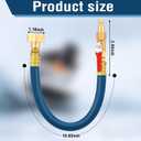 AceOrbit 2 Pack Flush Hose Fitting Kit Compatible with Yamaha/WaveRunner/Sport Jet Boats Flush Hose Adapter Boat Accessory, Blue