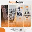 maXpeedingrods Roller Chain Tools Kit for #60#80#100 Roller Chain, with Roller Chain Connecting Holder Puller & Chain Detacher Breaker Cutter Repair Tool for Motorcycle Bicycle Go Kart ATV Chains