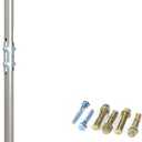 Adjustable Antenna Mounting Pole  Universal J-Pipe Mount for Antennas & Weather Stations with Mounting Bracket  Solid Structure, Weatherproof, Easy Installation (1" Diameter, 32 3/4" Arm Length)