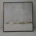 MV 37X37 ABSTACT ART FRAMED CANVAS