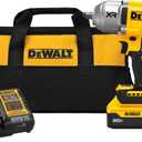 DEWALT 20V MAX Cordless Impact Wrench Kit, 20V MAX, 1/2" Hog Ring With 4-Mode Speed, Includes Battery, Charger and Kit Bag (DCF900P1)