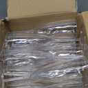 18 PCS Plastic Champagne Flutes,6 Oz Clear Disposable Champagne Glasses,Wine Glass Cocktail Cup for Wedding Party Birthday Celebrations Christmas Thanksgiving Engagement Mimosa Toasting Picnic (Clear)