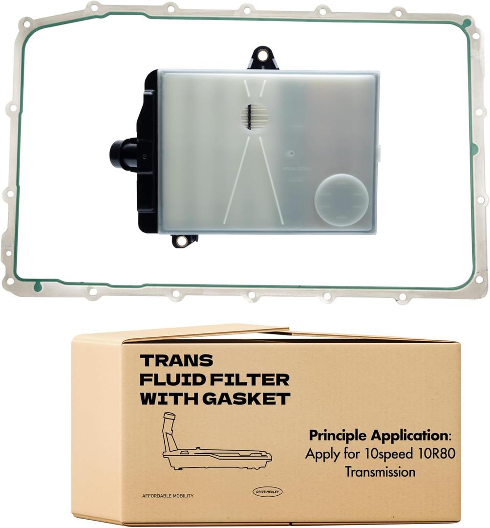 Automatic 10R80 Transmission Filter with gasket kit - For Ford F150 F250 F350 2023-25, Explorer 2021-25, MUSTANG 2018-25, RANGER 2019-2024, BRONCO 2021-24| For Lincoln Navigator, 10 Speed