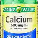 Spring Valley Calcium 600 mg, 100 Tablets | Calcium Supplement 600 mg | Calcium Supplement + STS Sticker.
