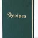 Recipe Notebook to Write in Your Own Recipes & Premium Hardcover Cookbook - 176 Page Blank Recipe Book for Family Chefs, Lasting Keepsake Gift Forest Green (Flat binding)