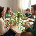 150 Pcs St. Patrick's Day Paper Plates and Napkins, 50 Sets Paper Plates for St. Patricks Day, St. Patrick's Day Perfect for St. Patricks Day Parties & Everyday Family Gatherings