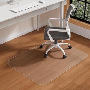 Tonaus Office Chair Mat 30"48", Chair Mat for Hardwood Floor Transparent Clear PVC Floor Protector for Home Office Study Wooden Floors