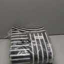 Modern Rug 2.5x10 Runners for Hallways, Abstract Kitchen Runner Rugs Non Slip Bath Mat, Rainbow Washable Runner Rug for Bedroom, Soft Long Rugs for Entryway Bathroom Laundry Dorm, Black