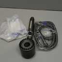 High Pressure Filtered ION Shower Head with 5-Stage Filtration & Hose Turbo Handheld Shower for Hard Water, Adjustable Spray Settings, Water-Saving Rain Spa Experience (Gray)