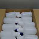 Eccliy 20 Pack 16oz Empty Spray Bottles, Leakproof Cleaning Bottles with Measurement and Adjustable Nozzle for Housekeeping, Commercial Use(Cylinder,Blue Spray Head)