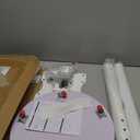 Mobile TV Cart Rolling TV Stand for 10-46 Inch Flat/Curved Screen Up to 88lbs, Height Adjustable Portable TV Cart with Tilting and Rotating, TV Stand with Wheels, Max VESA 200x200mm (White)