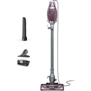 Shark HV322 Rocket Pet Plus Corded Stick Vacuum with LED Headlights, XL Dust Cup, Lightweight, Perfect for Pet Hair Pickup, Converts to a Hand Vacuum, with (2) Pet Attachments, Bordeaux/Silver