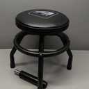 PONO 300-Pound Adjustable Height Bar Stool, Pneumatic Swivel Bar Stool, 360 Degree Swivel, Heavy Duty Steel Frame Stool Perfect for Home, Bar, Garage and Shop, Black
