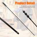 Flexible Drill Bit for Wire Pulling-3/4 Inch x 54 Inch, Extended Installer Drill Bit - 1/4 Inch Shank
