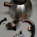 Tea Kettle -2.8 Quart Tea Kettles Stovetop Whistling Teapot Stainless Steel Tea Pots for Stove Top Whistle Tea Pot (Silver)