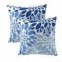 JMKaixin Outdoor Pillow Covers Set of 2waterproof18x18 Inch Decorative Pillow Outdoor furnture, Patio, Couch, Bed, Sofa, Bedroom, Garden Pillow
