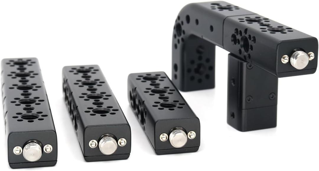 Camera Top Handle Extension Set,with 3/8 Thread Fixed,Camera ARRI Positioning Top Handle Fixture Handle Hollywood Handle