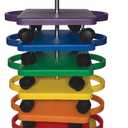 Champion Sports Scooter Stacker, Yellow