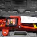 BIG RED T820014S Torin Hydraulic Trolley Service/Floor Jack with Blow Mold Carrying Storage Case, 1.5 Ton (3,000 lb) Capacity, Red