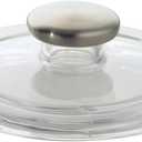 iDesign Forma Kitchen Sink Drain Stopper - Clear/Brushed (Bronze)