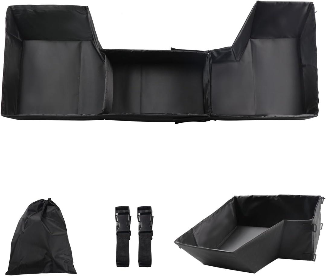 Under Seat Storage Bag Fit for Dodge Ram 1500 Accessories Crew Cab(New Body Style) 2019-2023 2024 2025 2026 Underseat Storage Box Tool Organizer Truck Crew Cab(Black)