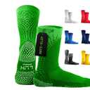 Lux Dual Grip Socks - Soccer Grip Socks for Men and Women. GripArray™ Engineered Performance & Comfort - Anti-Slip Grip Socks for Soccer