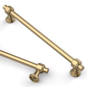 Asidrama 5 Pack 7.5 Inch(192mm) Champagne Bronze Cabinet pulls Kitchen Cabinet Handles, Cabinet Pulls Kitchen Cabinet Hardware for Cupboard Drawer Pulls