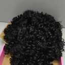 Black Butterfly Locs 13x6 Lace Wig Goddess Braids Lace Front Wig with Baby Hair Synthetic Pre-twisted Fluffy Goddess Butterfly (1B)